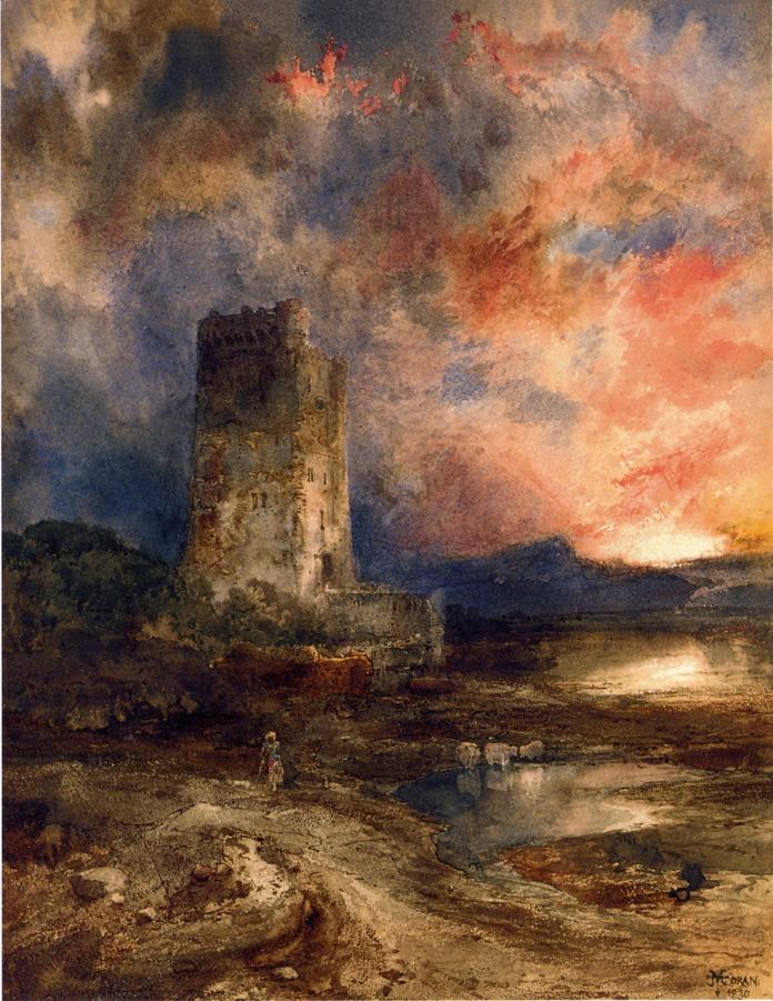 Thomas Moran Sunset on the Moor I